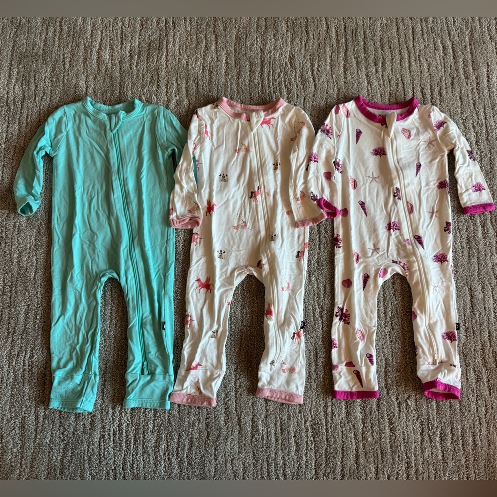 Kyte Baby Zippered Romper 3-6m Bundle